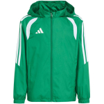Kurtka dla dzieci adidas Tiro 26 League Windbreaker zielona KT2427 152cm