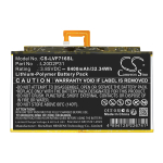 Replacement Battery for Lenovo Pad Pro 2021, TB-J706F, TB-J716F, L20B2P31, L20C2P31, L20D2P31, L20L2P31, L20M2P31, L20N2P31, L20X2P31, SB16C83602