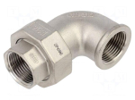 Splice terminal: 90&deg; elbow | max.10.5bar | 1.4408 stainless steel