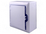 Enclosure: for modular components | IP40 | white | No.of mod: 6 | 400V