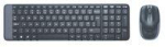 Computer keyboard Logitech  Logitech Wireless Keyboard and Mouse  MK220  Wireless  Mouse included  US  Black