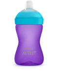 Accessories, strollers for children Philips  Philips Avent My Grippy mācību krūzīte ar mīkstu snīpi 300ml  9M+  lillā SCF802/02