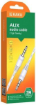 Cable iKaku KSC-451 3.5mm to 3.5mm 1m White