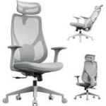 SENSE7 Moyo szary / Fotel ergonomiczny biurowy / nośność 150 kg