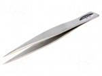 Tweezers | 125mm | Blades: straight,narrowed