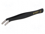 Tweezers | nozzle blades bent at an angle of 35 &deg;,non-magnetic