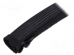 Conduit | Mat: polyester | black | 50&divide;150&deg;C | L: 2m | Features: multi use