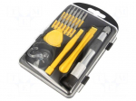 Kit: screwdrivers | Pcs: 17 | Pentalobe,Phillips,slot