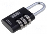 Padlock | Kind: shackle,combination code | A: 32mm | C: 5mm | B: 27mm