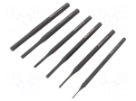 Kit: punches | Pcs: 6 | Features: hardened and heat treated
