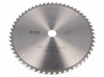 Circular saw | &Oslash;: 305mm | &Oslash;hole: 30mm | W: 2.4mm | Teeth: 56 | Mat: HW/CT