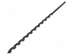 Drill bit | for wood | &Oslash;: 10mm | L: 300mm | HSS | Working part len: 220mm