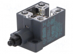 Limit switch | plastic plunger | NO + NC | 10A | max.400VAC | IP20