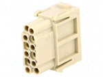 Connector: HAN | module | female | Han Modular DD | PIN: 12 | 10A | 250V