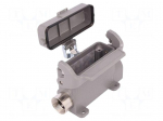 Enclosure: for Han connectors | Han | size 16A | with latch | PG16