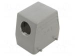 Enclosure: for HDC connectors | HDC | size 7 (2 x 5) | M32 | angled