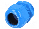Cable gland | M32 | 1,5 | IP68 | Mat: polyamide | blue