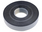 Tape: self-amalgamating | black | 19mm | L: 9.1m | Thk: 0.75mm | 800%