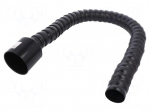 Soldering accessories: flexible pipe for fume extractor