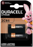 2CR5 patareid 6V Duracell liitium 2CR5 pakendis 1 tk.