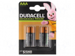 Re-battery: Ni-MH | AAA,R3 | 1.2V | 850mAh | blister | 4pcs.