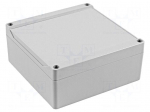Enclosure: multipurpose | X: 140mm | Y: 140mm | Z: 60mm | 1555 | ABS | grey