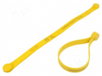 Cable tie | multi use,with magnetic closure | L: 330mm | W: 15mm