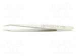 Tweezers | Blade tip shape: sharp | Tweezers len: 115mm | ESD