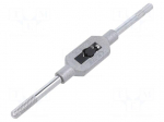 Tap wrench | Grip capac: 1/16"-1/2",G 1/8",M1-M12 | L: 176mm