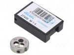 Threading die | M1,4 | 0.3 | &Oslash;: 16mm | Thk: 5mm | high speed steel | 6g