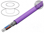 Wire | 1x2x22AWG,1x2x24AWG | stranded | Cu | Insulation: FRNC | violet
