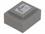 Transformer: encapsulated | 2.5VA | 230VAC | 6V | 410mA | PCB | IP00