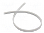 NEON LED tape | white cold | LED/m: 120 | 6mm | IP65 | 8W/m | CRImin: 80