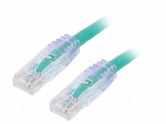 Patch cord | TX6&trade; PLUS,U/UTP | Cat: 6 | RJ45 plug,both sides | Cu | 1m