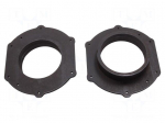 Spacer ring | MDF | 165mm | Audi | impregnated | 2pcs.