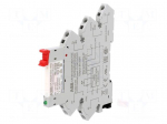 Relay: interface | SPDT | Ucoil: 24VAC,24VDC | for DIN rail mounting