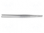 Tweezers | 300mm | Blade tip shape: rounded | universal