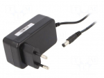 Power supply: switching | mains,plug-in | 24VDC | 1A | 24W | 86.16%