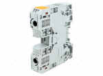 Splice terminal: rail | 285 | 125A | 1kV | spring clamp | grey | 6&divide;35mm2