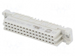 Connector: DIN 41612 | plug | female | PIN: 48 | straight | 2A | THT | a+b+c