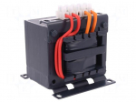 Transformer: mains | 200VA | 400VAC | 24V | Leads: terminal block | IP00
