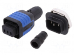 Connector: AC supply | 4.8x0,8mm connectors,screw terminal | 10A