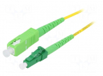 Fiber patch cord | OS2 | LC/APC,SC/APC | 10m | 9/125um | LSZH | green