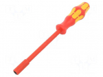 Screwdriver: insulated | 6-angles socket | HEX 6mm