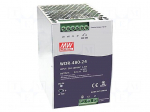 Power supply: switching | for DIN rail | 480W | 24VDC | 20A | OUT: 1