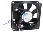 Fan: DC | axial | 12VDC | 80x80x25mm | 45m3/h | 21dBA | ball | 2050rpm