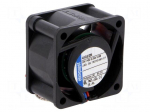 Fan: DC | axial | 12VDC | 40x40x25mm | 22m3/h | 41dBA | slide | 11700rpm