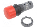 Switch: emergency stop | Stabl.pos: 2 | NC | red | prominent | Pos: 2