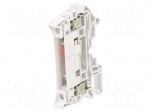 Splice terminal: rail | Entrelec | 300V | for DIN rail mounting