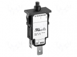 Circuit breaker | Urated: 240VAC | 48VDC | 4A | SPST | Poles: 1 | SNAP-IN